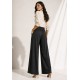 Calça Pantalona Inhambuxintã Malha Preto