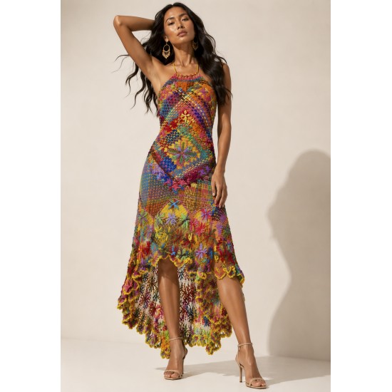Vestido Renda Filé Festa das Águas