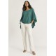 Blusa Poncho Baguari Ampla Verde