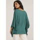 Blusa Poncho Baguari Ampla Verde