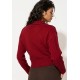 Cardigan Tricô Rio Negro Bordô
