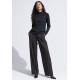 Suéter de Tricot Gola Pequena Inverno Vital Preto