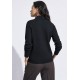 Suéter de Tricot Gola Pequena Inverno Vital Preto