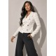 Blazer Trama Leve Off White