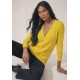 Cardigan Tricot Horizonte Canário Amarelo