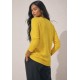 Cardigan Tricot Horizonte Canário Amarelo