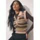 Colete Tricot Cropped Terra Chic