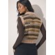 Colete Tricot Cropped Terra Chic