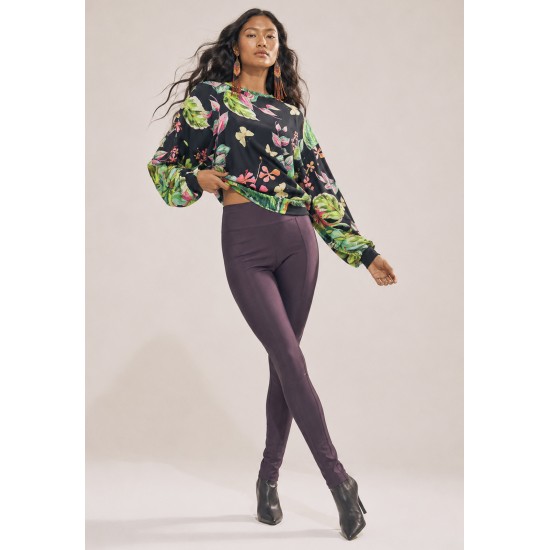 Blusa Moletim Jardim Amazônico