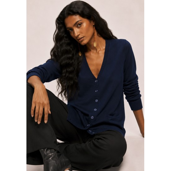 Cardigan Tricot Horizonte Marinho