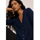 Cardigan Tricot Horizonte Marinho