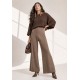 Blusa Tricot Alma Leve Marrom Chocolate