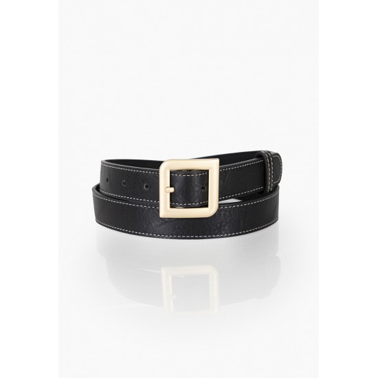 Cinto Fivela Resina Preto