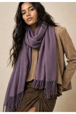 Echarpe Lenço Feminino Velvet Malva Imperial