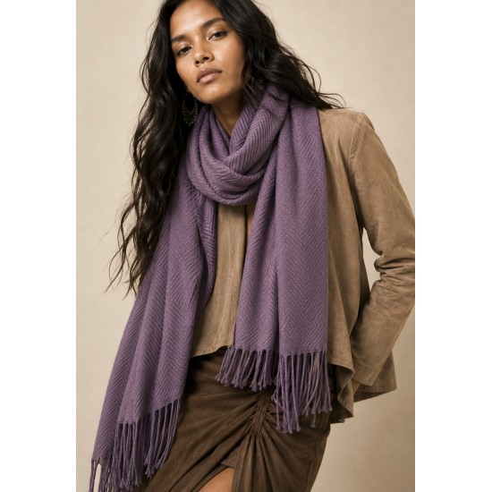 Echarpe Lenço Feminino Velvet Malva Imperial