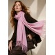 Echarpe Lenço Feminino Fleur Rosa Chá