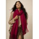 Echarpe Lenço Feminino Velvet Bordô