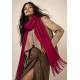 Echarpe Lenço Feminino Velvet Bordô
