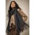 Echarpe Lenço Feminino Velvet Chumbo