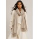 Echarpe Lenço Feminino Velvet Areia Natural