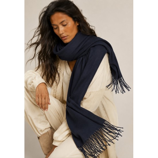 Echarpe Lenço Feminino Velvet Azul