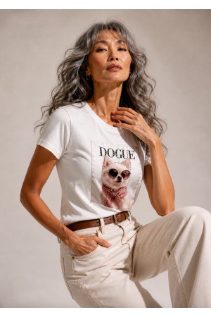 Baby Look Dogue Chic Off White