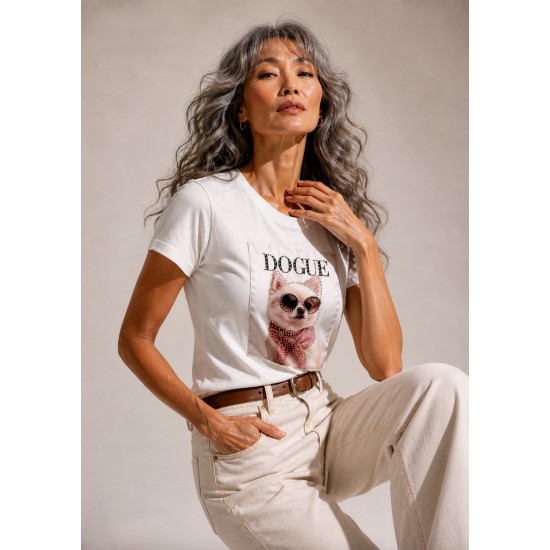 Baby Look Dogue Chic Off White