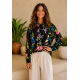 Blusa Capuz Floral Amazônia Vital