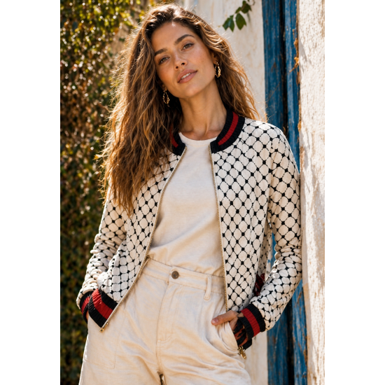 Cardigan Tricot Cobra Coral Amazônia Vital