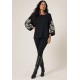 Blusa Tricot Arabesque Preta