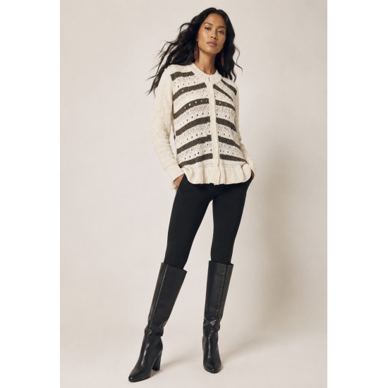 Cardigan Tricot Brisa do Cerrado Bege