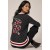 Cardigan Tricot Preto Cobra Coral Amazônia Vital