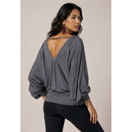 Blusa Moicana Malha Morcego Mescla
