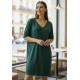 Vestido Curto Kauane Malha Verde