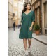 Vestido Curto Kauane Malha Verde