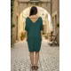 Vestido Curto Kauane Malha Verde