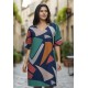 Vestido Curto Kauane Malha Geometrias do Tempo