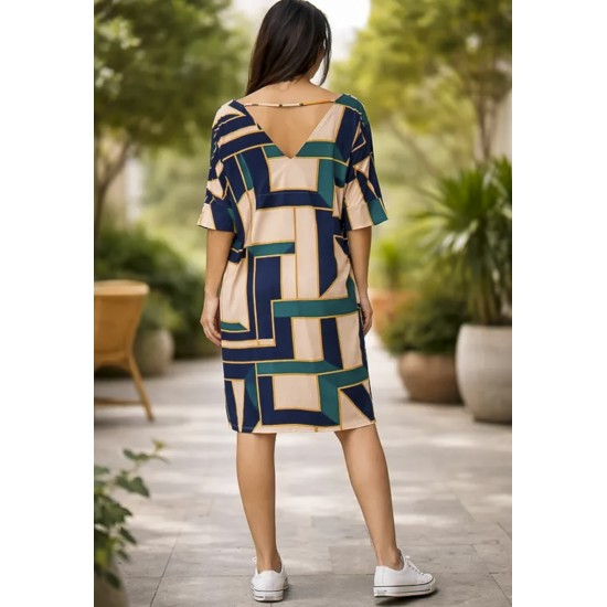 Vestido Curto Kauane Malha Chapada de Areia