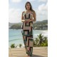 Vestido Longo Amana Malha Aberturas Estampa Chapada de Areia