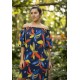 Vestido Curto Itapema Ombro a Ombro Estampa Maré Vibrante