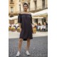 Vestido Curto Itapema Ombro a Ombro Preto