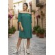 Vestido Curto Itapema Ombro a Ombro Verde