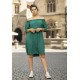 Vestido Curto Itapema Ombro a Ombro Verde