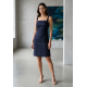 Vestido Curto Jupira Tubinho Viscose Preto