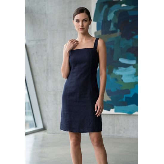Vestido Curto Jupira Tubinho Viscose Preto