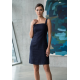 Vestido Curto Jupira Tubinho Viscose Preto