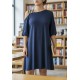 Vestido Curto Iara Viscose Ombro a Mostra Preto