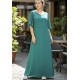 Vestido Longo Jaciara Viscose Verde
