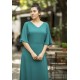 Vestido Longo Jaciara Viscose Verde