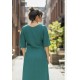 Vestido Longo Jaciara Viscose Verde